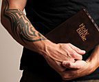 tattoo with Bible